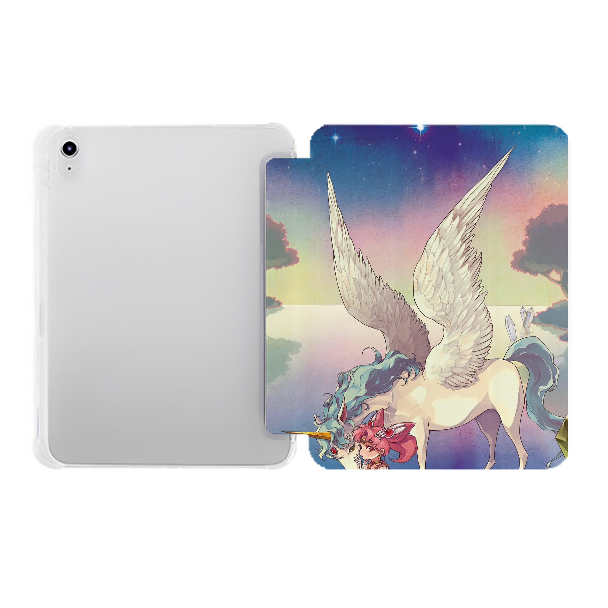 （画像用） 美少女戦士セーラームーン Sailor Moon IPad ケース ペン収納付き 三つ折りスタンド PUレザー×シリコン 対応機種9.5/10.5/10.9インチ